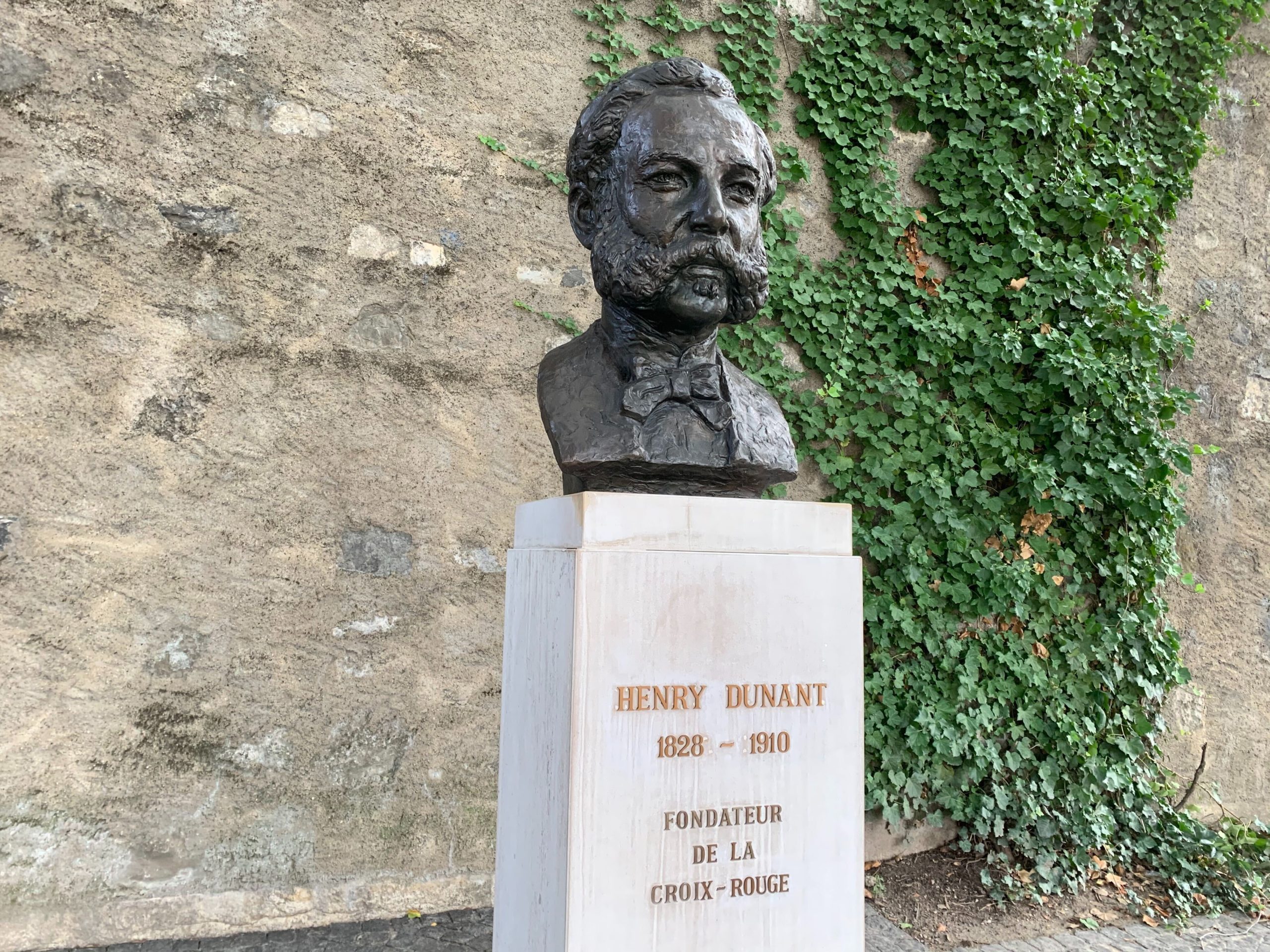 Bust of Henry Dunant - Picture Céline Saugy